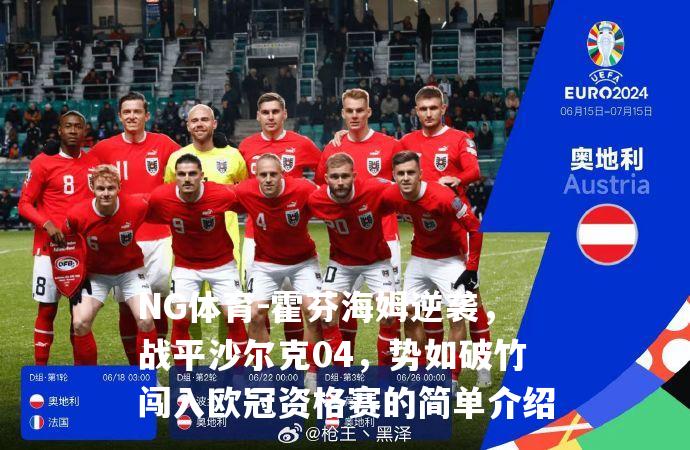 霍芬海姆逆袭，战平沙尔克04，势如破竹闯入欧冠资格赛的简单介绍