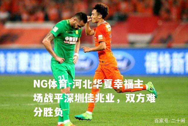河北华夏幸福主场战平深圳佳兆业，双方难分胜负