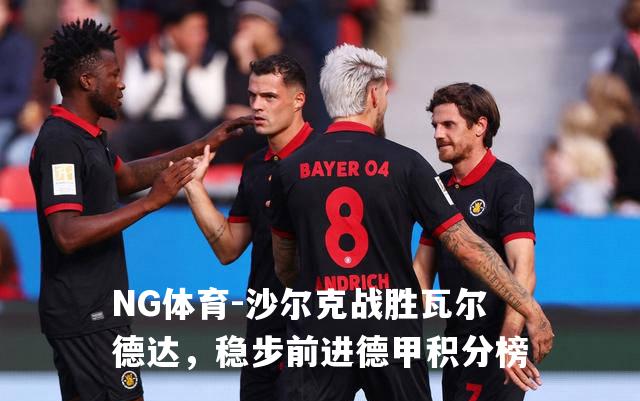 沙尔克战胜瓦尔德达，稳步前进德甲积分榜
