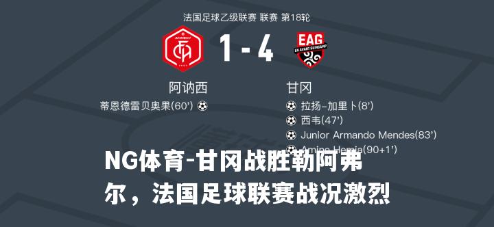 甘冈战胜勒阿弗尔，法国足球联赛战况激烈